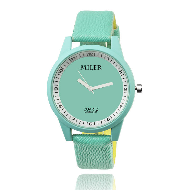 MILER Watch Women Watches Fashion Leather Wrist Watches Women'S Watches